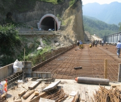Double Span Bridge Construction in Tehran-Shomal Highway