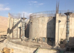 Shiraz 3000m3potable water reservoir-double concentric concrete cylinders