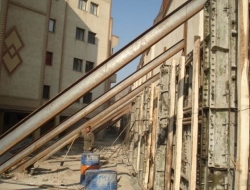 پروژه احداث و اجرای ديوارحائل بتنی مجتمع  مسکونی کلاک